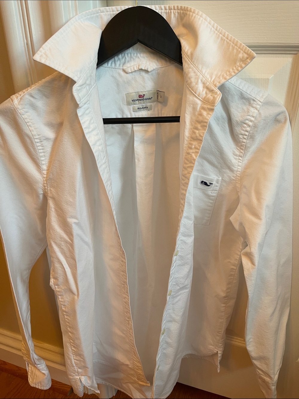 Vineyard Vines Women’s White Relaxed Fit Shirt